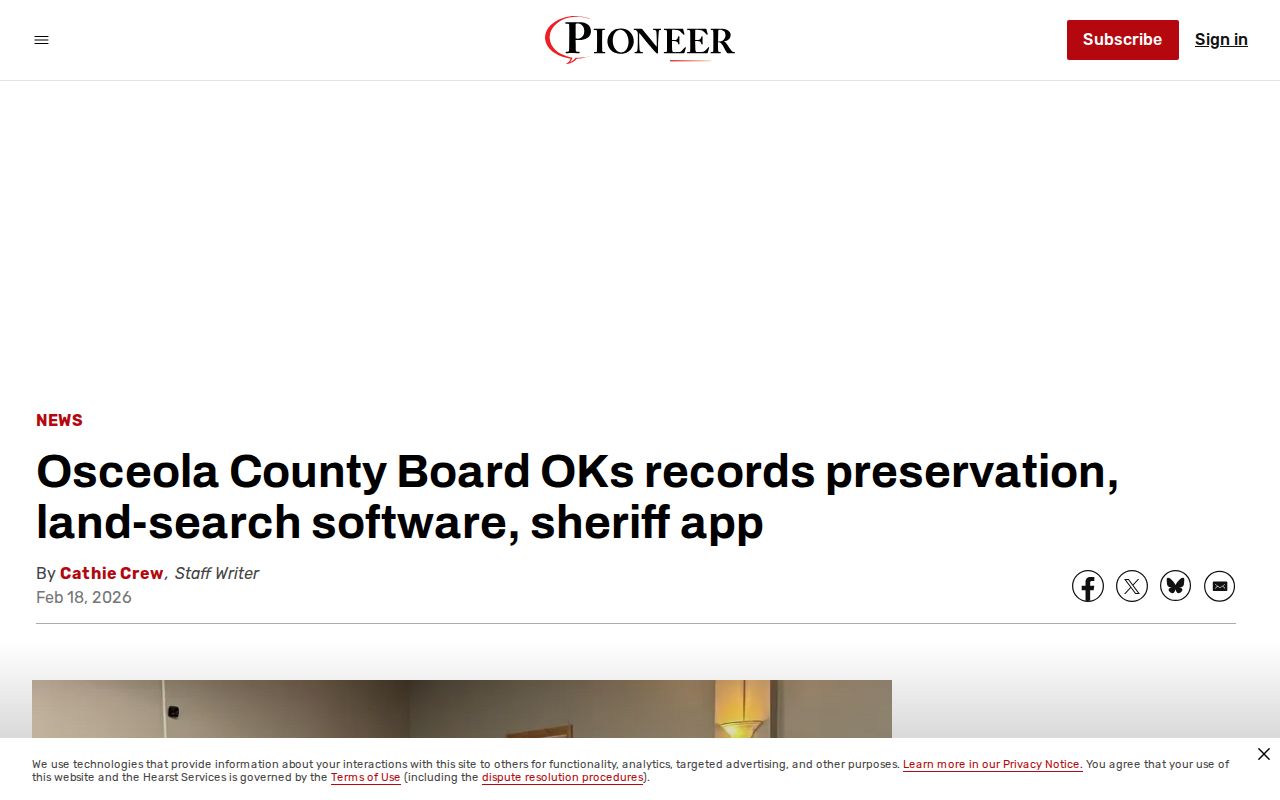 Osceola County sheriff app contract report relevant to release mugshots